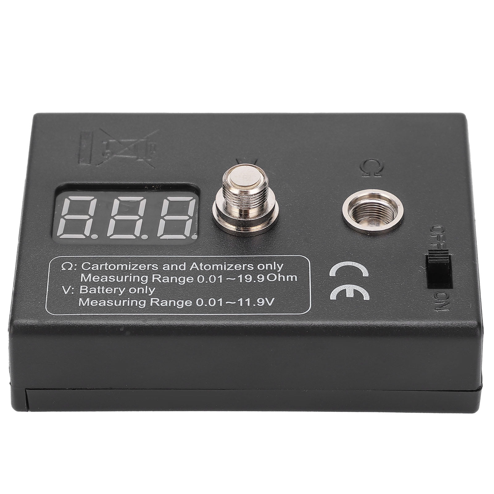 Digital Coil Resistance Tester, Resistance Measuring Reader Coil Tester Lightweight Small Body