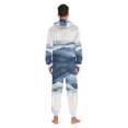 thumbnail image 4 of FORMRS Onesies Pajama for Adults Unisex Hoodie Winter Jumpsuit One Piece Sleepwear, Sizes S-2XL, Watercolor Mountains, 4 of 7