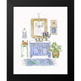 thumbnail image 2 of Swatland, Sally 12x14 Black Modern Framed Museum Art Print Titled - Sketchy Bath II, 2 of 5