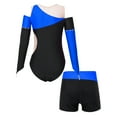 thumbnail image 5 of inhzoy Girls Gymnastics Leotards with Shorts Dance Outfit, 5 of 7