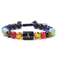 thumbnail image 4 of YYKihy Fashion Creative Seven-color Rainbow Seven Chakra Bracelet Adjustable Bracelet Yoga Bracelet, 4 of 8
