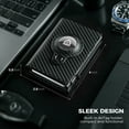 thumbnail image 4 of LORZOR Airtag Wallet, Minimalist Wallet with Airtag Holder, Airtag Wallet for Men, Smart Wallet for Apple Airtag, RFID Blocking, Carbon Fiber Pop up Wallet Gift for Men, 4 of 8