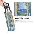 thumbnail image 4 of Yayeee 20oz Insulated Water Bottle Double Wall Stainless Steel with Flip Straw Lid, Sea Window, 4 of 7