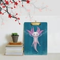 thumbnail image 5 of FMSHPON Funny Axolotl Clipboard Hardboard Wood Nursing Clip Board and Pull for Standard A4 Letter 13x9 inches, 5 of 5