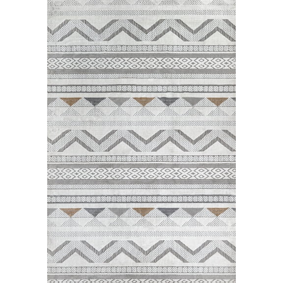 Grey Geometric Area Rugs for Living Room Washable Rugs Boho Moroccan Area Rug Soft Neutral Geometric Bohemian Carpet Distressed Indoor Rug for Bedroom Dining Room Office Foldable Nonslip Rug