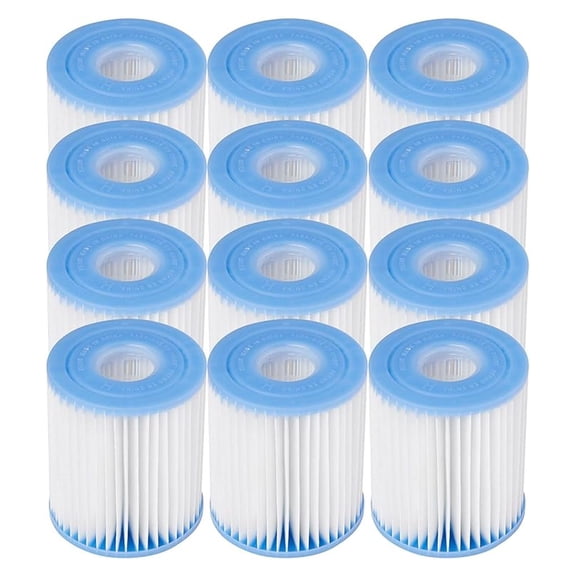 CSPP Swimming Pool Filter Cartridge Type H Replacement 12 Pack