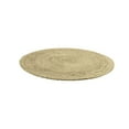 thumbnail image 2 of Gypsie Blu Braided Hand Woven Natural Jute Area Rug Round Indoor Home Décor Living Room Area Runner Online, 2 of 6