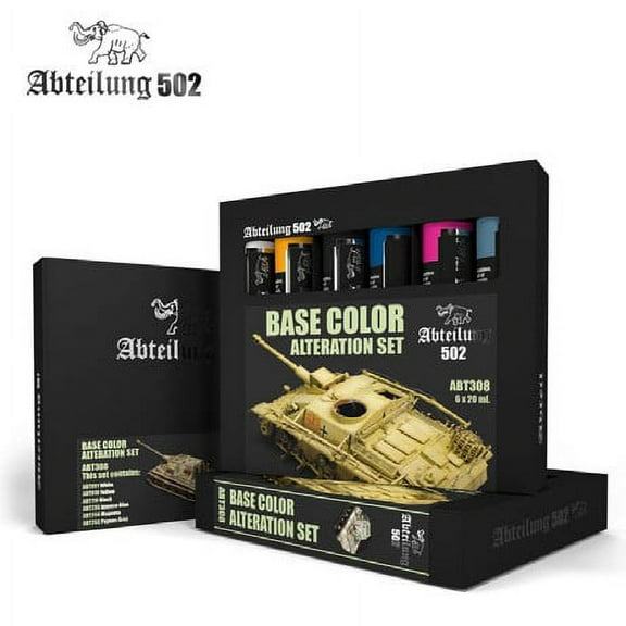 Base Color Alteration Oil Paint Set (6 Colors) 20ml Tubes