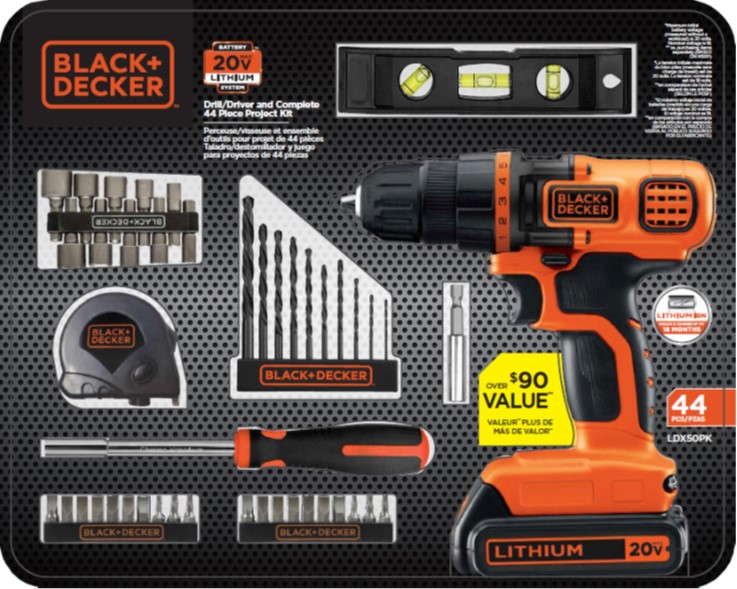 20-Volt MAX* Lithium-Ion Cordless Drill 