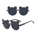 thumbnail image 4 of Cartoon Copy Children Sunglasses Progressive Ocean Sunglasses New Cat Ears Rimless Glasses, 4 of 8