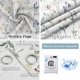 thumbnail image 4 of Rustic Wildflowers Blackout Curtains for Bedroom/Living Room, Thermal Insulated Kitchen Curtains, Spring Pastoral Botanical Floral Grommet Darkening Window Treatment Drapes 52"x84"x2, 4 of 8