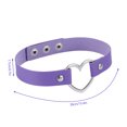 thumbnail image 3 of Gargantilla de aleación de corazón para mujer, collar punk de corazón hueco FleinngHoz JD710495540, 3 of 7