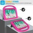 thumbnail image 4 of TOEVEK Kids Case for iPad 5th/6th Generation & iPad Air 1/2 & Pro 9.7, iPad 9.7" Case with Screen Protector, Shockproof Protective Cover for iPad 9.7 inch 6/5 Generation 2018/2017, Pink, 4 of 8