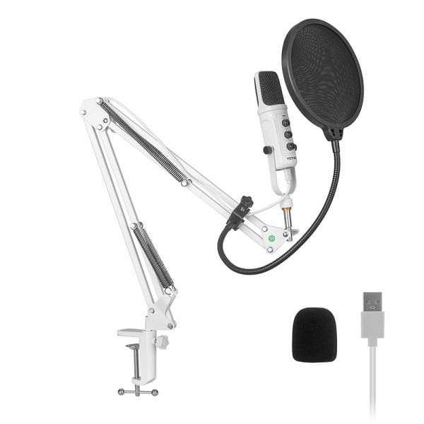 Microfono Yeyian Agile NL de condensador cardioide USB Bco Yeyian YSA-UCHQ-02