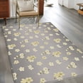 thumbnail image 2 of Spring Floral Area Rugs 4x6 ft Watercolor White Yellow Flowers Modern Farmhouse Washable Rug Non Slip Indoor Carpet Absorbent Floor Mat for Living Room Bedroom Dining Room, 2 of 9