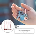 thumbnail image 2 of Miangastore 4Pcs Cat Keychain Key Ring Ornaments Cat Design Hanging Ornaments (Random Style), 2 of 9