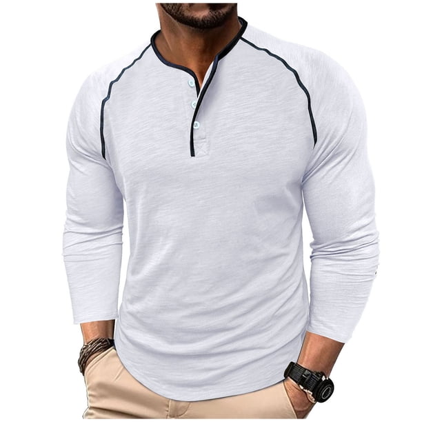 Mujeres Manga Larga Tops Moda Casual Color Sólido Cuello Redondo Primavera Blusas Camisas