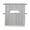 Grey, variant on Solid Brown Kitchen Curtains Set for Windows 3 Piece Cafe Curtains 24 Inch Length Swag Curtains Valances and Tier Set Vintage Minimalism Abstract Denim Pattern Drapes for Bedroom Bathroom Living Room