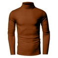 thumbnail image 6 of Mock Turtleneck for Men Sports Long Sleeve Fit Basic Men's Undershirts Casual Lightweight Thermal Pullover Tops, 6 of 16
