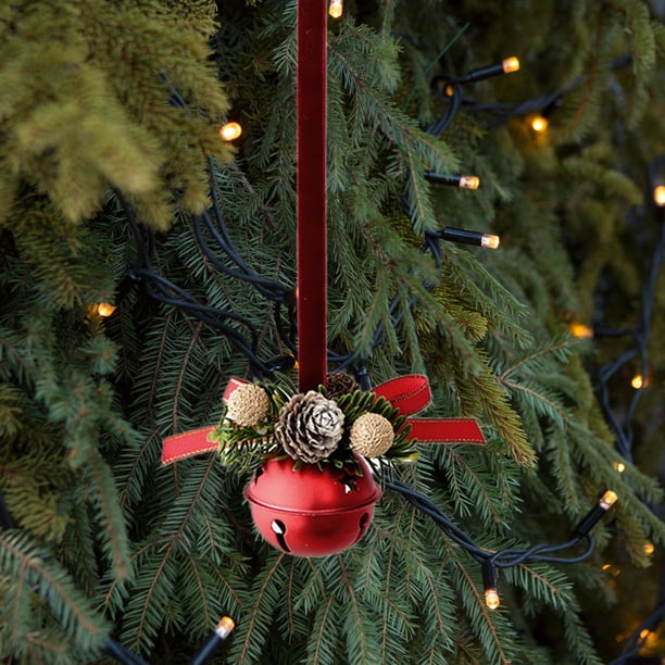 Ganfancp Decoración Navideña Campanas de Navidad Árbol de Navidad Colgantes Colgante de Pared Colgante de Puerta Decoración de Techo Decoración de Escena Navideña Arreglo de Campanas Ofertas Del Día