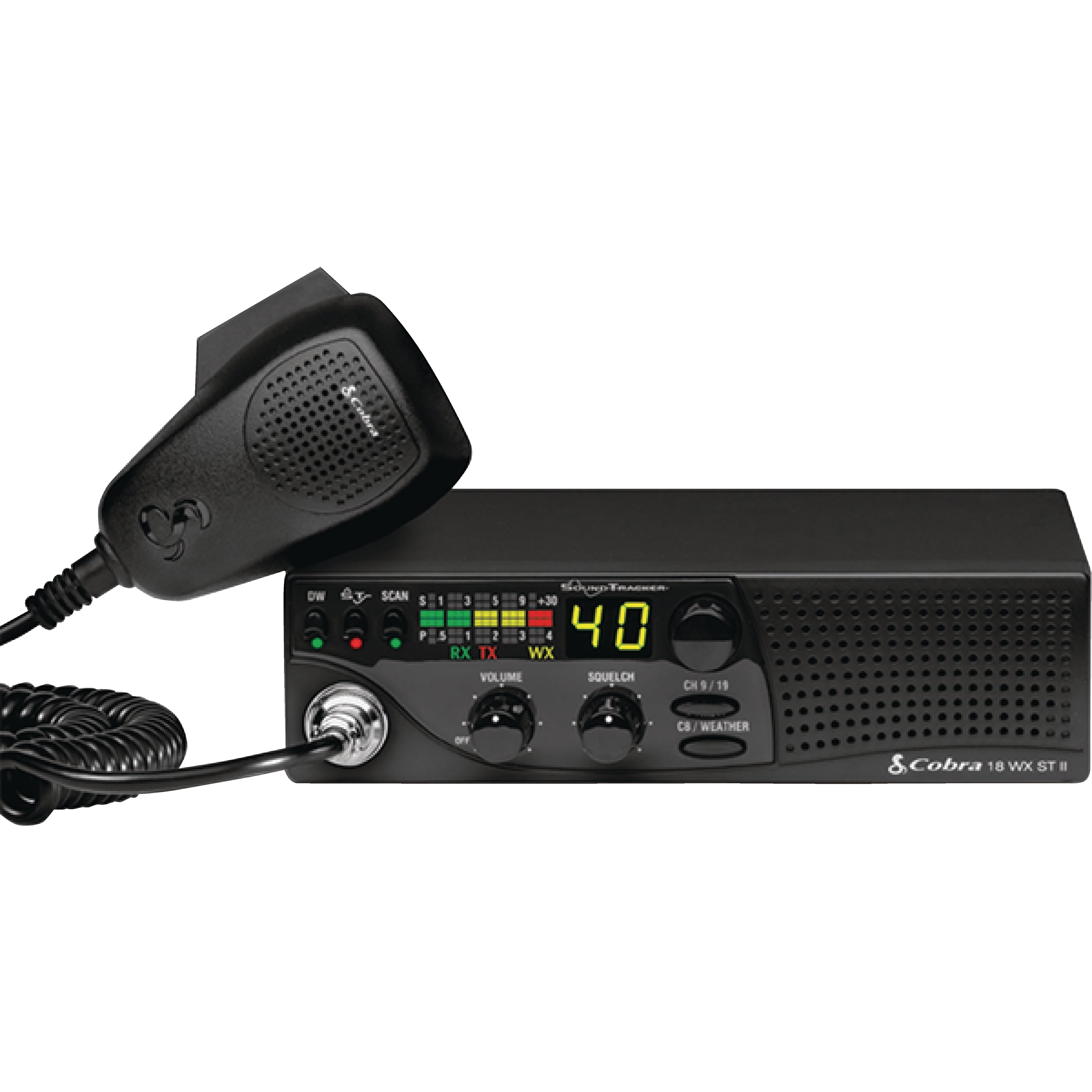 Cobra 18WXSTII Compact CB Radio with Weather & Soundtracker javariya