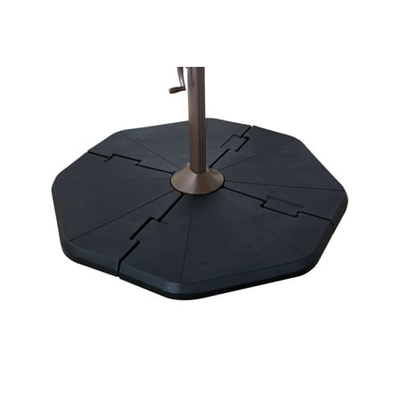 Sand Filled Plastic Base Weight For Cantilever Offset Patio Umbrella Sand Filled Plastic Base Weight For Cantilever Offset Patio Umbrella Pack Of 4