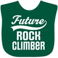thumbnail image 3 of Inktastic Future Rock Climber Childs Climbing Boys or Girls Baby Bib, 3 of 4