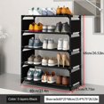 thumbnail image 4 of 1pc Multi-layer Plastic Storage Shoes Rack, Free Standing Shoes Rack, Easy, 4 of 5
