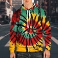thumbnail image 4 of Nueva sudadera con capucha cómoda de moda con estampado 3D de teñido anudado, estampado vintage de los años 1980 y 1970 para hombres, adultos, maquillaje, fiesta, informal, todos los días, 4 of 5