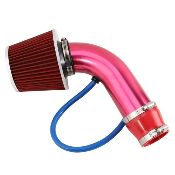 3 inch 76mm Universal Cold Air Intake Pipe Kit, Automotive Air Intake Air Filter Induction Flow Hose Pipe Kit