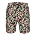 thumbnail image 4 of Kdxio Leopard Dots Pattern Mens Casual Shorts - Drawstring Summer Beach Sports Shorts for Men, 4 of 9