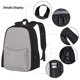 thumbnail image 3 of Disketp Gary Mochila Estampada de Gran Capacidad con Lonchera y Estuche, Set de 3 Piezas para Estudiantes, 3 of 7