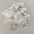 thumbnail image 6 of 20pcs Transparent PVC Jewelry Pouches Bag Anti-Oxidation Zip Lock Storage Bag for Earring Ring Necklace Display Retail Packaging 7x10cm 20pcs, 6 of 6