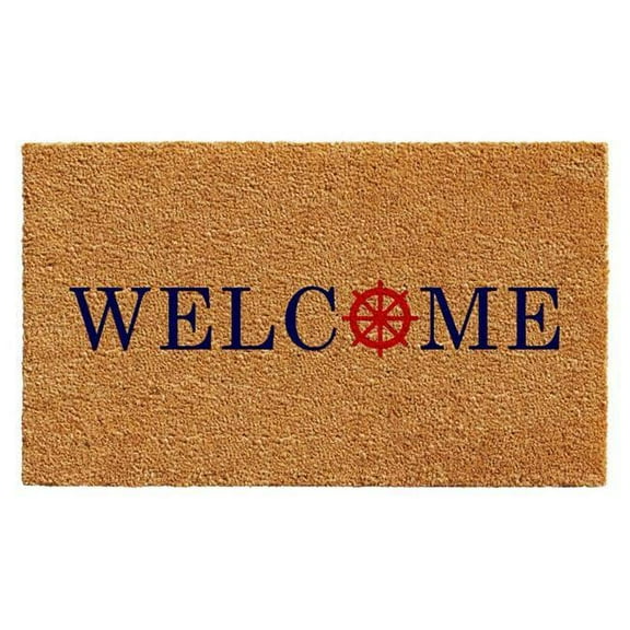 Calloway Mills Ships Wheel Welcome Outdoor Doormat