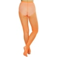 thumbnail image 2 of ToBeInStyle Women's Sexy Fishnet Pantyhose Sheers Hosiery - Neon Orange - One Size Plus, 2 of 6