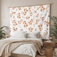 thumbnail image 3 of Fall Leaf Tapestry for Bedroom Wall Hanging Tapestry, Retro Autumn Tree Branch Ombre Orange Ceiling Backdrop Tapestries Poster Blanket Wall Decor for Teens Room Living Room Dorm 51" x 59", 3 of 8