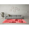 thumbnail image 3 of Ahgly Company Indoor Rectangle Abstract Red Contemporary Area Rugs, 5' x 8', 3 of 4