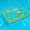 Green, variant on 3-in-1 Floating Game Mat Mahjong Rummi Cube Cards Sun & Lemon