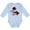 AE-Light Blue, variant on Inktastic Baby It's Cold Outside Cute Snowman in Plaid Print Boys or Girls Long Sleeve Baby Bodysuit