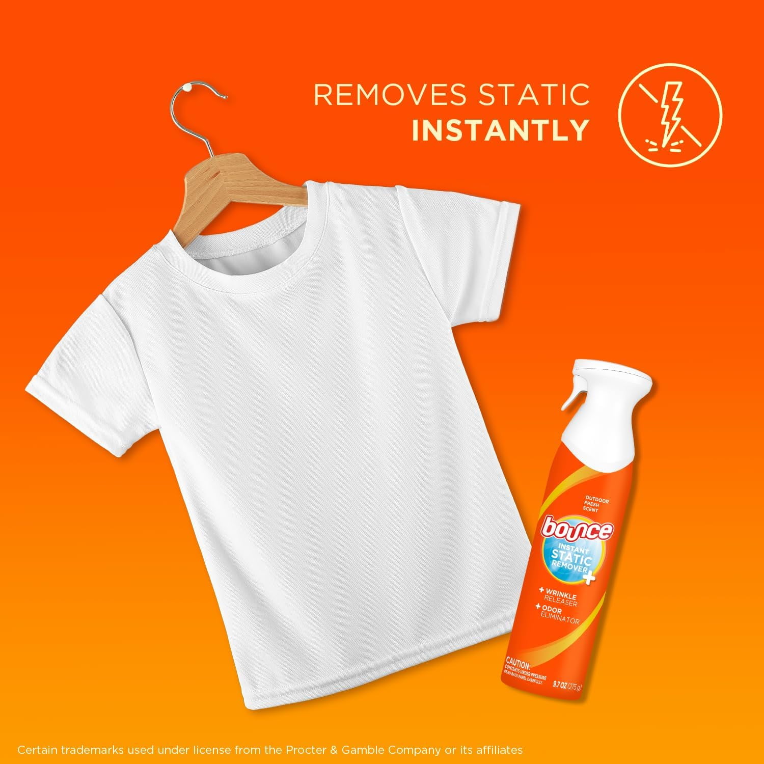 Bounce Rapid Touch-Up 3 in 1 Wrinkle Releaser Clothing Spray, 2 count 9.7 fl oz each