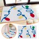 thumbnail image 2 of Felpudo navideño Alfombra de baño navideña suave Alfombra navideña absorbente Alfombra de baño navideña Antideslizante Pequeña alfombra Lavable Alfombras de baño para Navidad Interior Exterior Hogar, 2 of 7