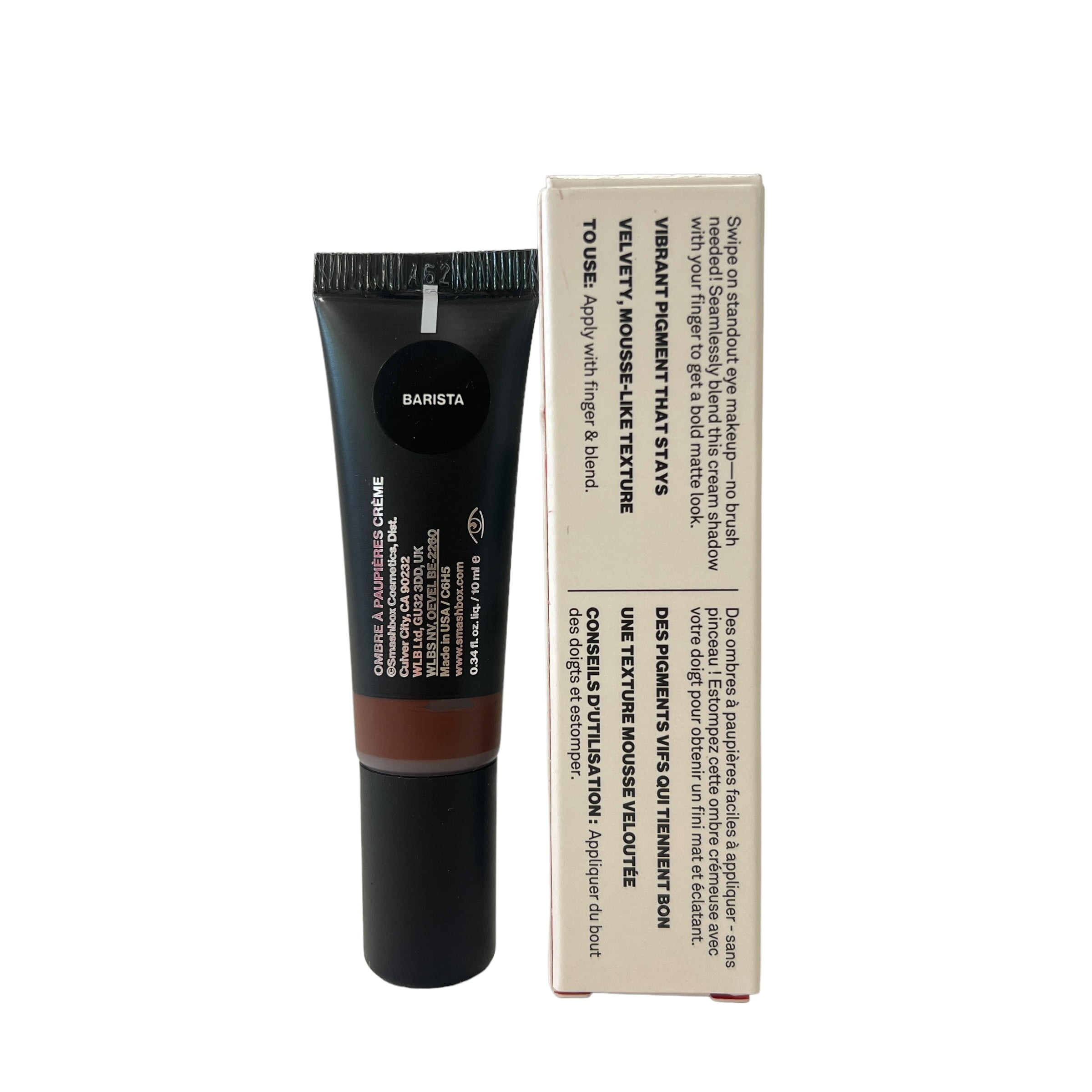Smashbox Always On Cream Eye Shadow - Barista (Deep Brown) 0.34oz (10ml)