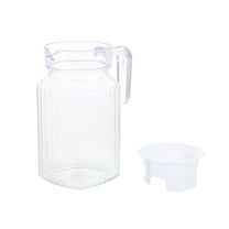 KONTONTY Cold Beverage Jug Transparent For Households 2Set