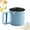 Blue, variant on Amerteer Stainless Steel Flour Sieve Handheld Powder Flour Mesh Sifter, Flour Sifter with Hand Press Design,Kitchen Baking Tool for Baking-2 Cup