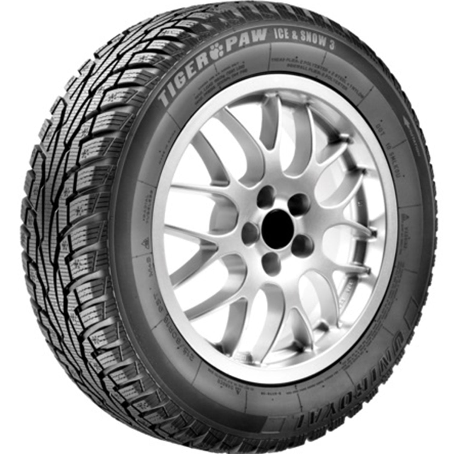 Uniroyal Tiger Paw Ice & Snow 3 Winter 265/70R17 115T Passenger Tire