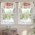 thumbnail image 2 of LALILO Kitchen Curtain Valance Tie Dye Colorful Boho Ink Rod Pocket Window Curtain 52"x 18" Set of 2, 2 of 7