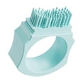thumbnail image 1 of Cepillo de dientes manual masajeador de dedos para bebés y niños pequeños Azul, 1 of 9