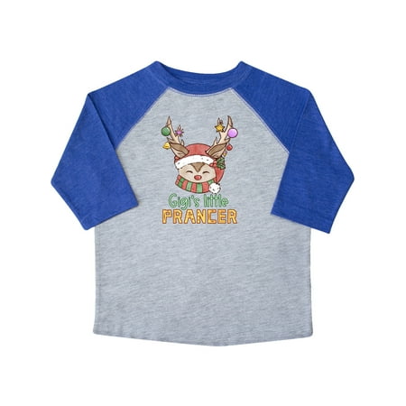 

Inktastic Gigi s Little Prancer Cute Reindeer with Ornaments Gift Toddler Boy or Toddler Girl T-Shirt