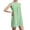 *Green, variant on ClodeEU Women's Linen Blend Sleeveless Crewneck Dress,Solid Color Casual Summer Mini Dress Green,Women's Plus L