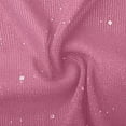 thumbnail image 4 of Breezora Women Sequin Cardigan Long Sleeve Open Front Sparkly Cropped Jacket Glitter Shiny Casual Thin Coat for Party Wear and Evening Outings XL Size Pink, 4 of 4